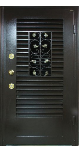 Wrought Iron & Blinds 8009